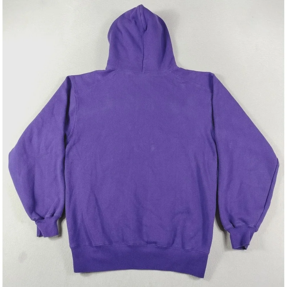 TCU Horned Frogs Hoodie Mens Medium Purple Badger Sport Fleece NCAA Embroidered